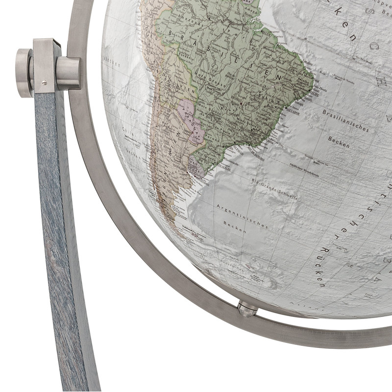 Columbus Glob cu stand Duo Alba 51cm