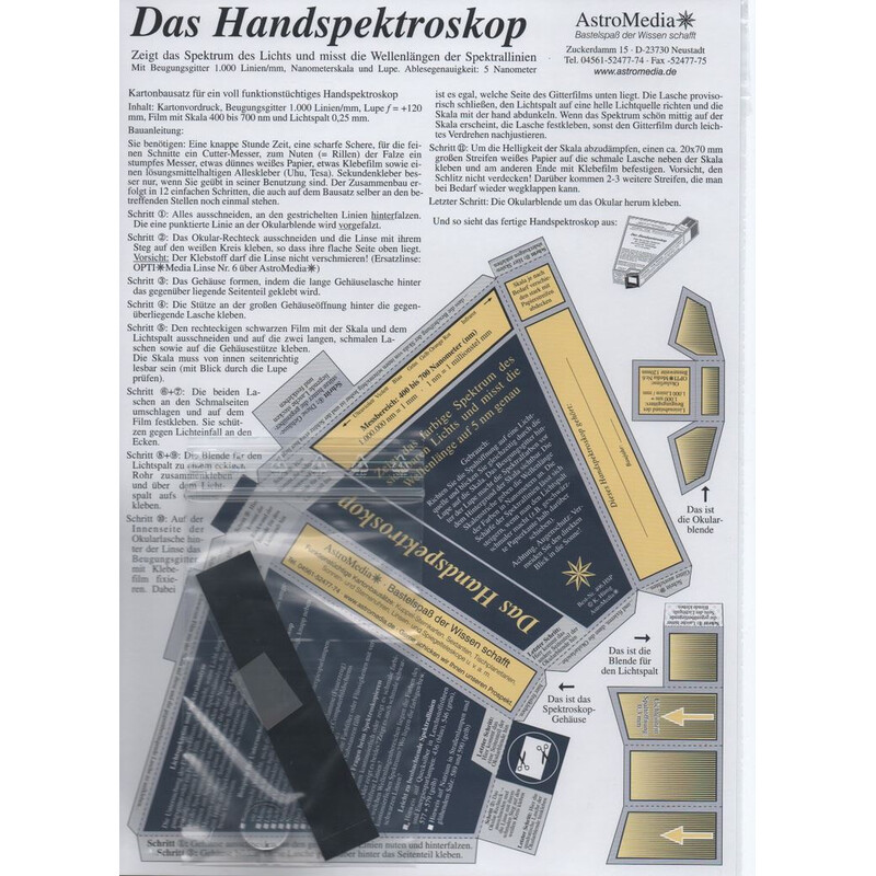 AstroMedia Kit Das Handspektroskop