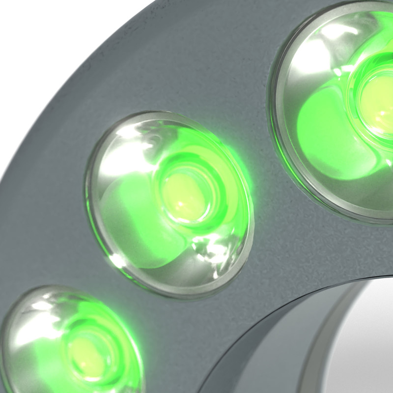 StarLight Opto-Electronics RL12-10s-S4 G, spot, verde (528 nm), Ø 66mm