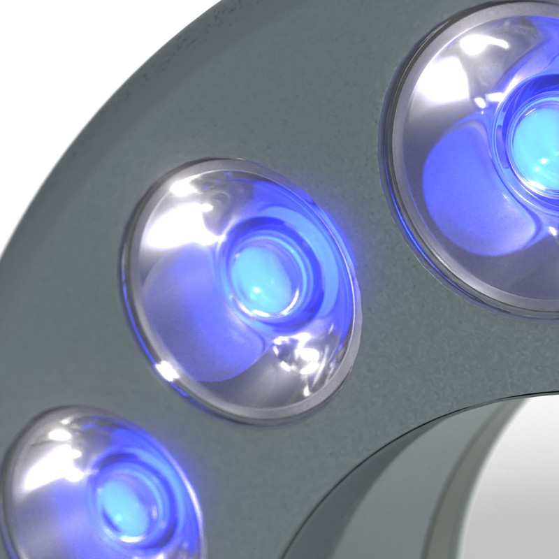 StarLight Opto-Electronics RL12-18s-S4 B, segment, albastru (470 nm), Ø 66mm