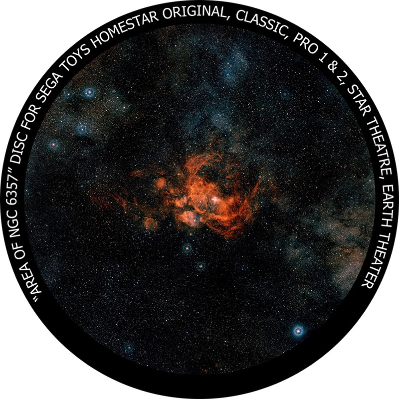 Redmark Disc pentru Planetariu Sega Homestar - NGC 6357