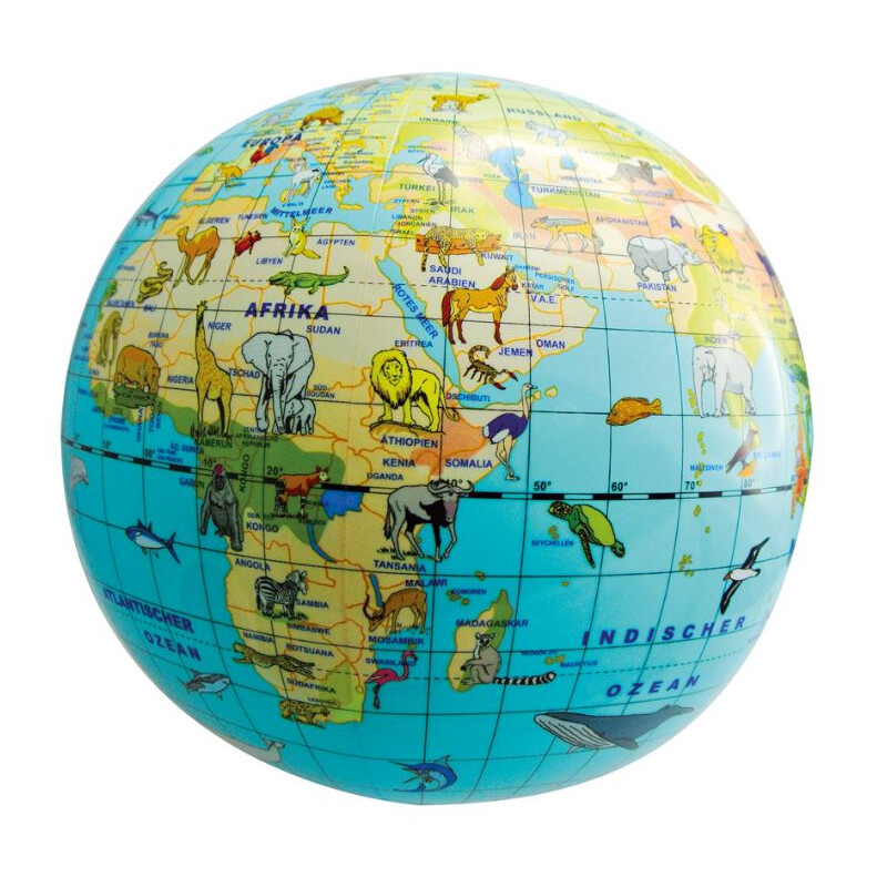 HCM Kinzel Inflatable Globe Animals 30cm