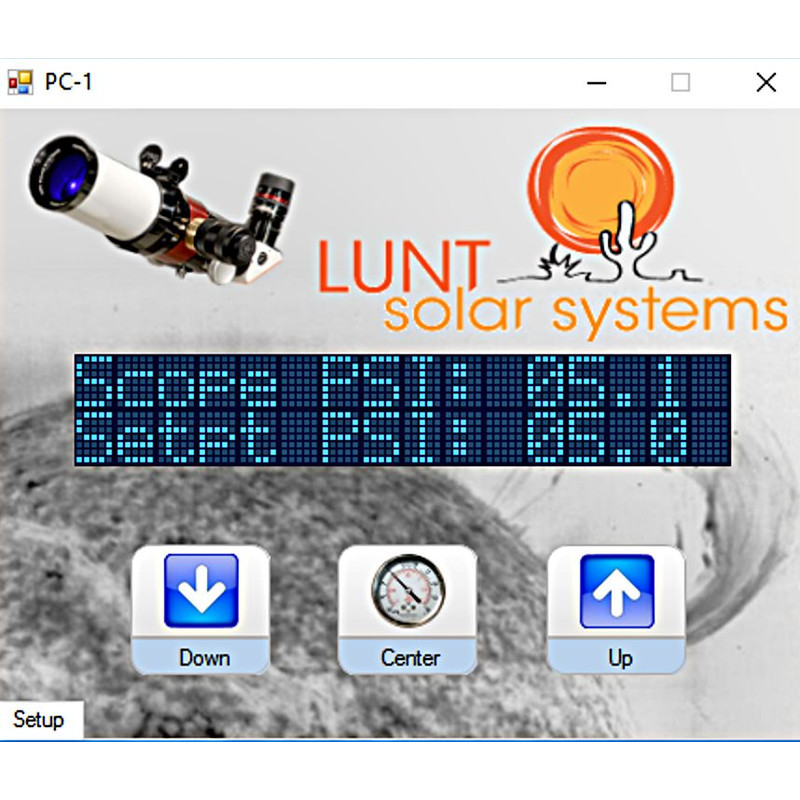 Lunt Solar Systems Unităti de control al tunerului de presiune PC-USB