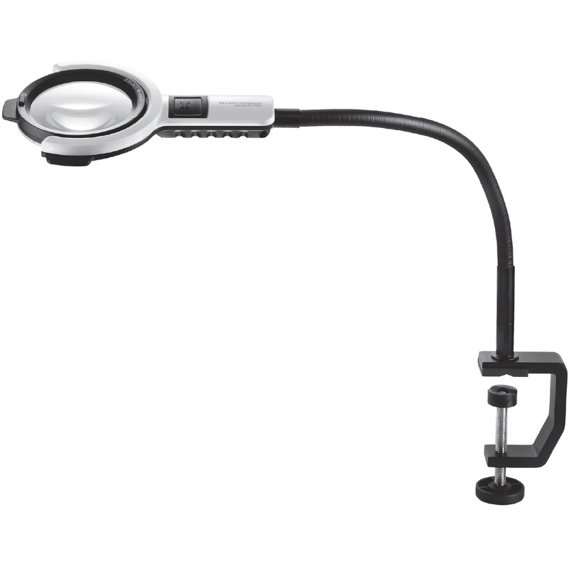 Eschenbach Lupa Lampă de mărire varioLED flex, 6dpt, 2,5x, Ø 76 mm, Trepied 350 mm