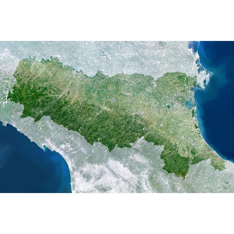 Planet Observer Harta regionala regiunea Emilia-Romagna