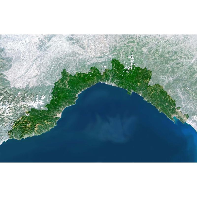 Planet Observer Harta regionala regiunea Liguria