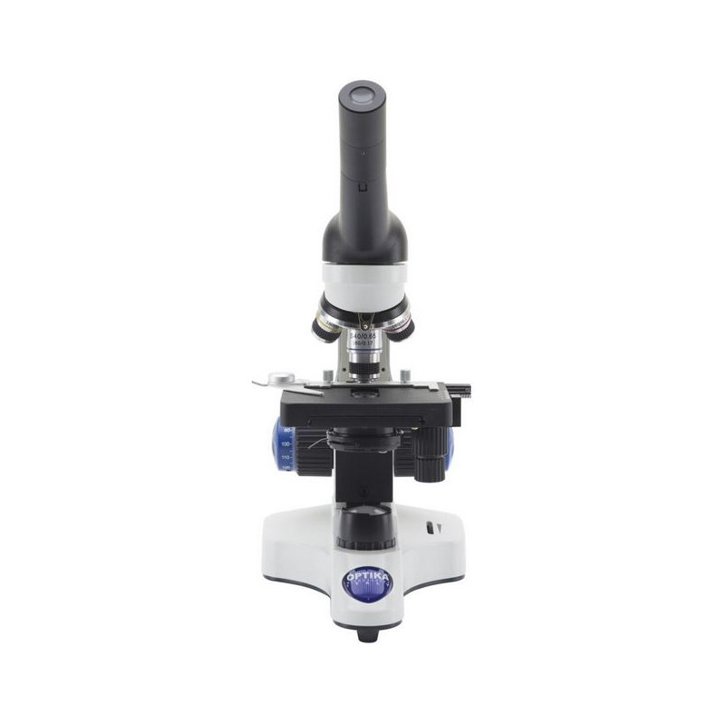 Optika Microscop B-20CR, Monocular, LED, cu baterii reîncărcabile