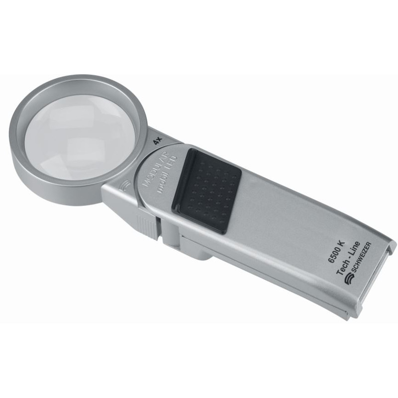 Schweizer Lupa Tech-Line Modular 4x/Ø55mm, asferică, 6500K