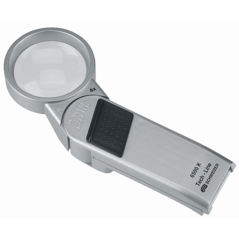 Schweizer Lupa Tech-Line Modular 4x/Ø55mm, asferică, 6500K