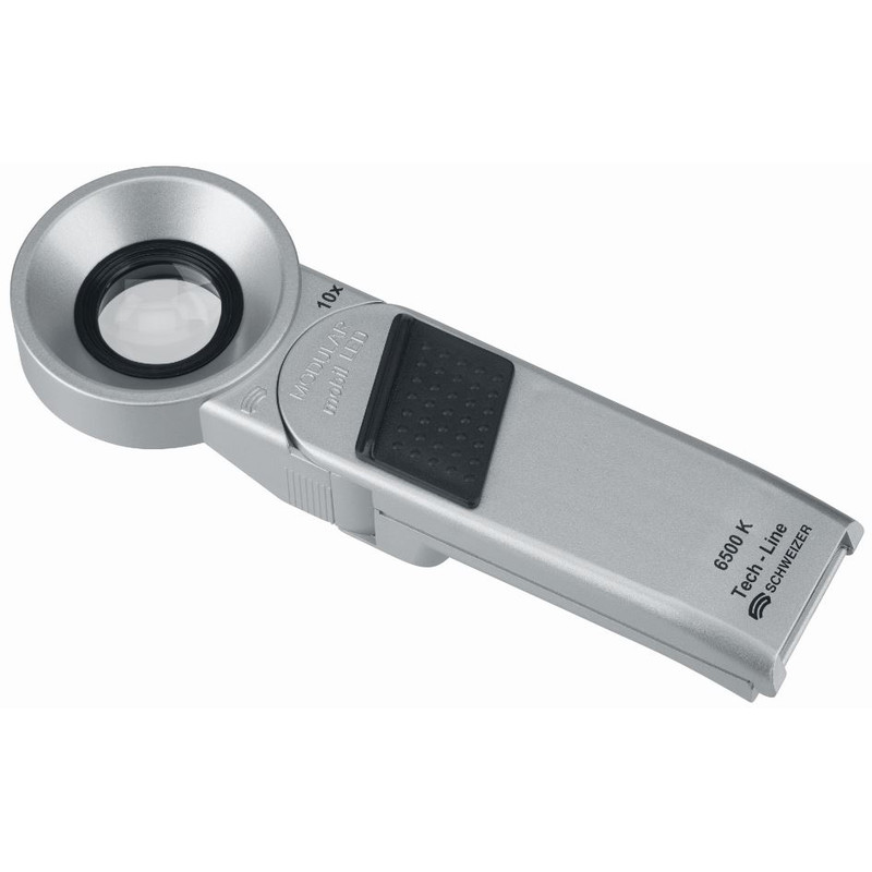 Schweizer Lupa Tech-Line Modular 10x/Ø30mm, aplanatică, 6500K
