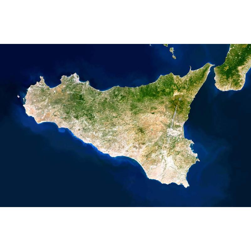 Planet Observer Harta regionala regiunea Sicilia