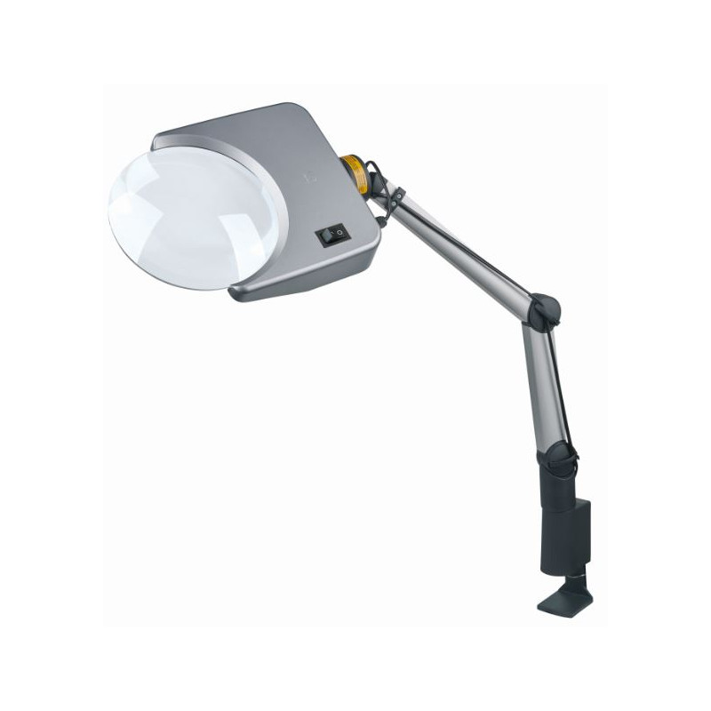 Schweizer Lampă lupa Tech-Line LED Bifo 6500K, 1,75x/4X Ø202/40mm, bifocală, Plan-convex