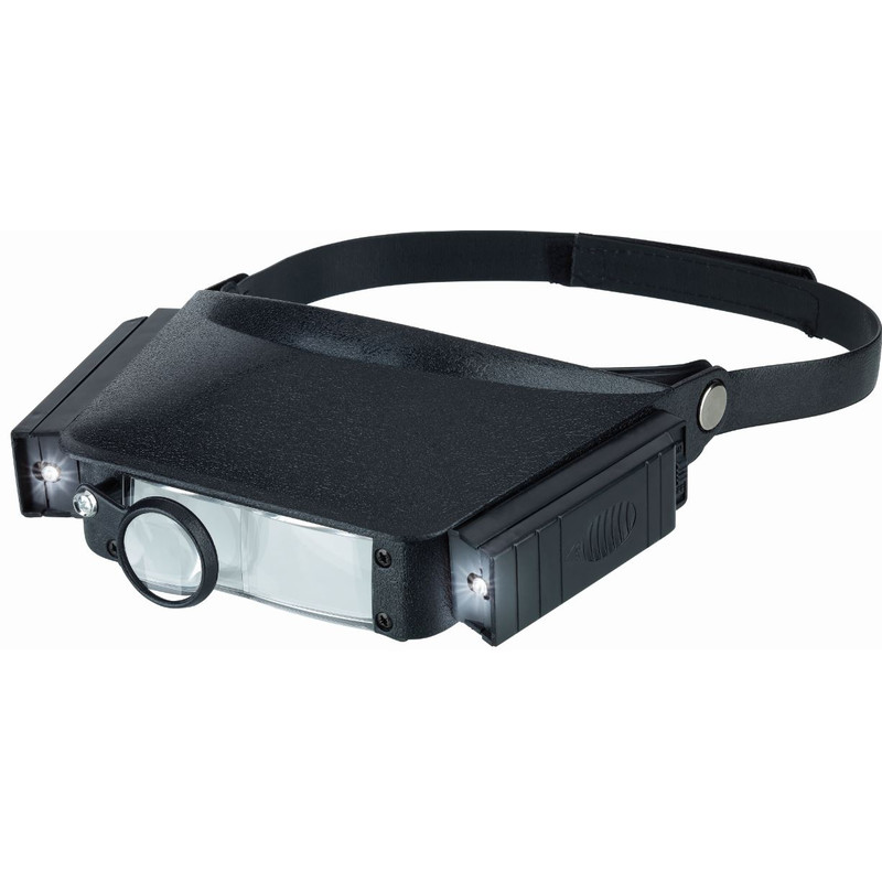 Schweizer Lupa Mărire cu bandă pentru cap 2x, 4x, 4x/5x, cu iluminare