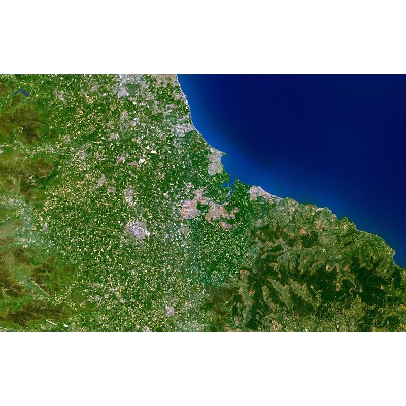 Planet Observer Harta regionala regiunea Darlington Middlesbrough