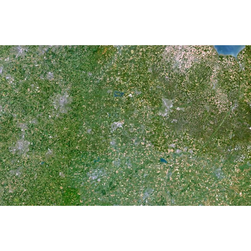 Planet Observer Harta regionala regiunea East Midlands