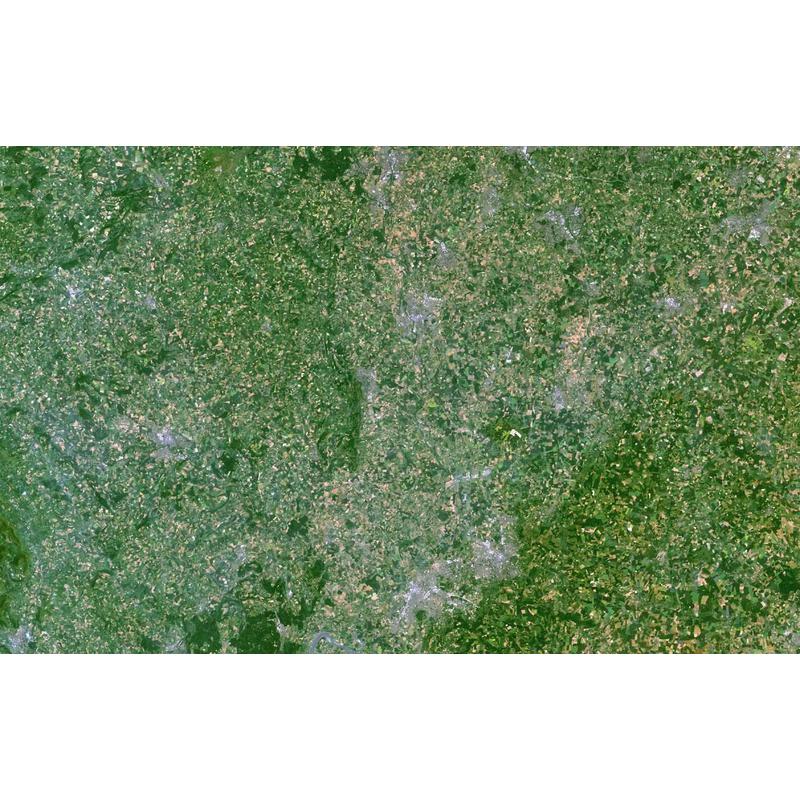 Planet Observer Harta regionala regiunea Gloucestershire