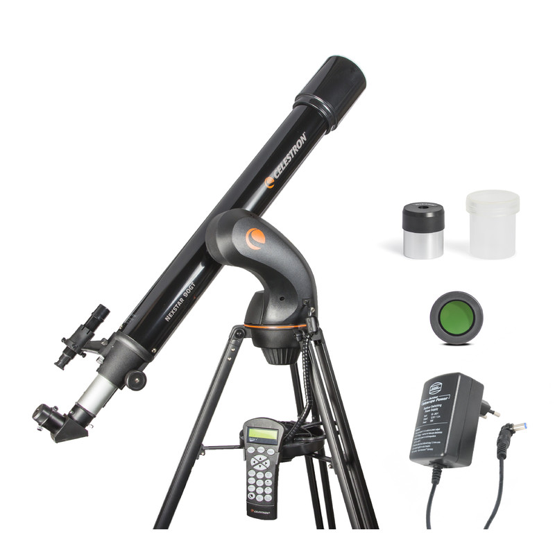 Celestron Telescop AC 90/910 Set Lună și planete NexStar 90 GT