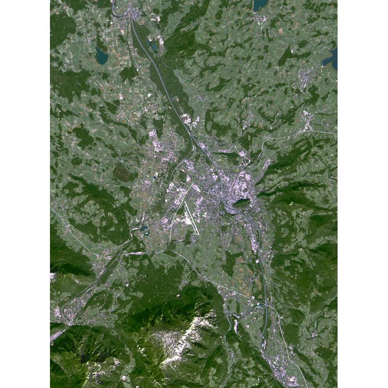 Planet Observer Harta regionala regiunea Salzburg