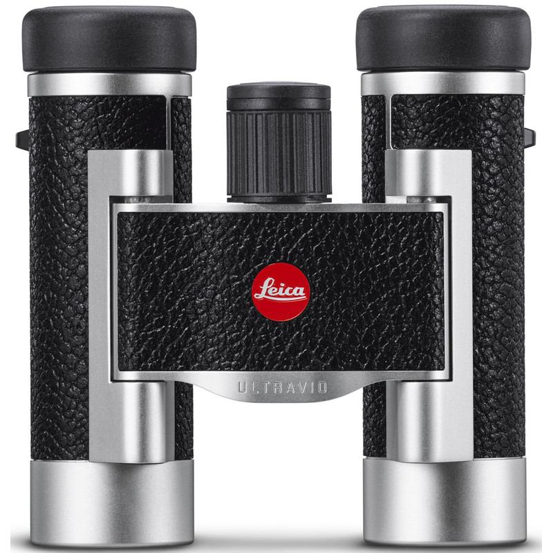 Leica Binoclu Ultravid 8x20 acoperit cu piele, argintiu