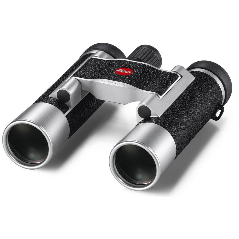 Leica Binoclu Ultravid 10x25 acoperit cu piele, argintiu
