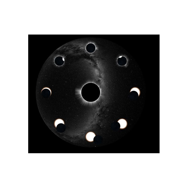 astrial Slide pentru eclipsa totală de soare a Planetariului Sega Homestar