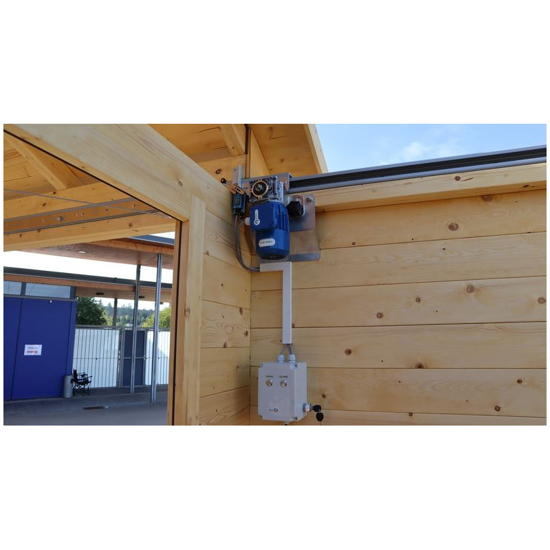 Dome Parts Observatoare GreenLine Medium 32 mm cu acoperiș retractabil și protecție din lemn