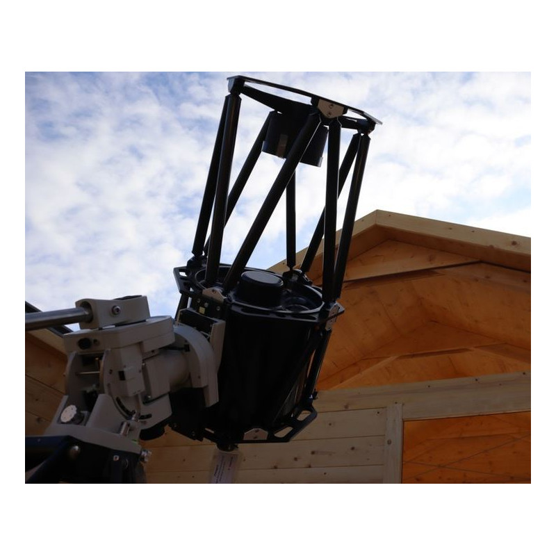 Dome Parts Observatoare GreenLine Medium 32 mm cu acoperiș retractabil și protecție din lemn