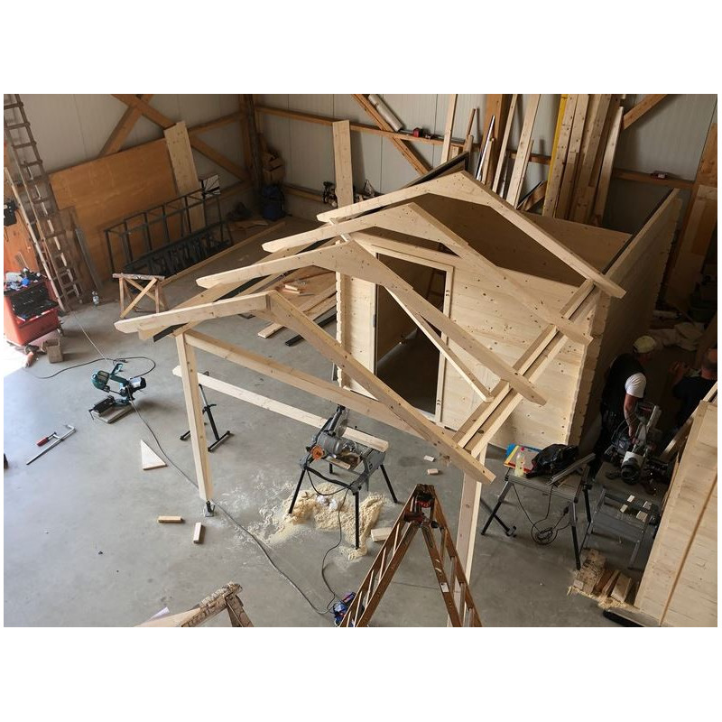 Dome Parts Observatorul GreenLine Mega cu acoperiș retractabil și protecție din lemn
