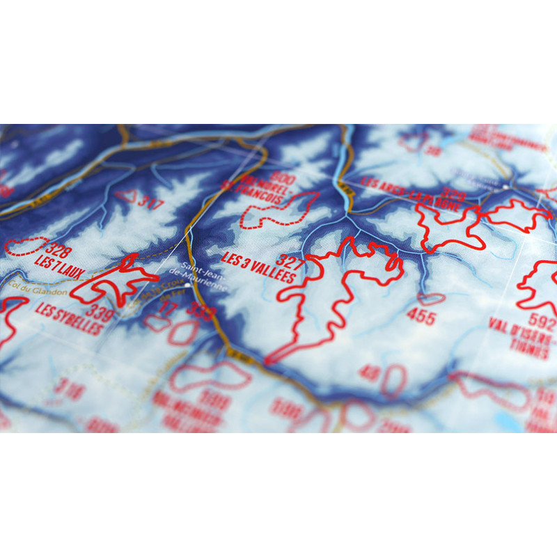Marmota Maps Harta alpină 609 zone de schi