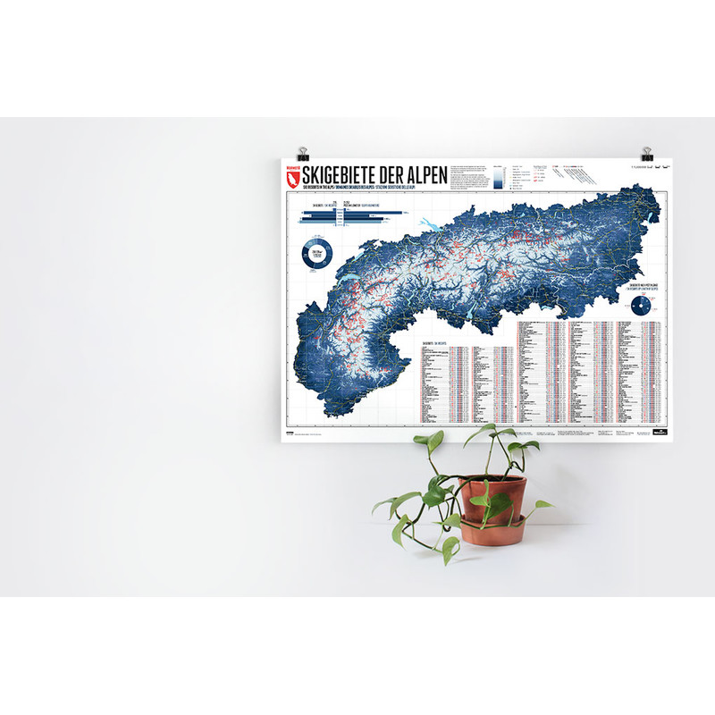 Marmota Maps Harta alpină 268 de zone de schi