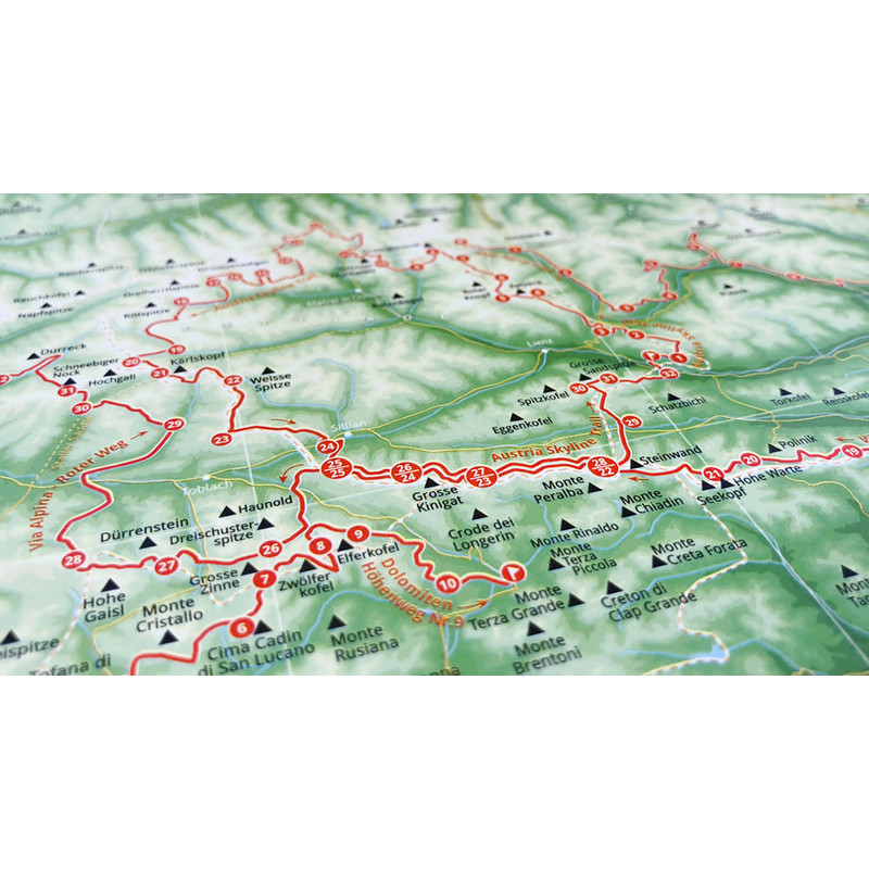 Marmota Maps Harta alpină 1001 munți și 20 de trasee