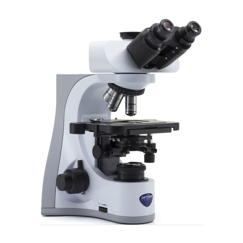 Optika Microscop B-510ASB, asbestosis, trino, 40x phase, 40x-1000x, W-PLAN IOS, W&B 12.5x, EU