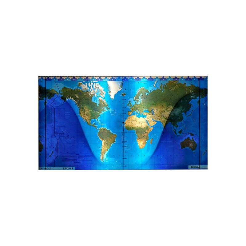 Geochron Harta lumii de înlocuire (topografică)