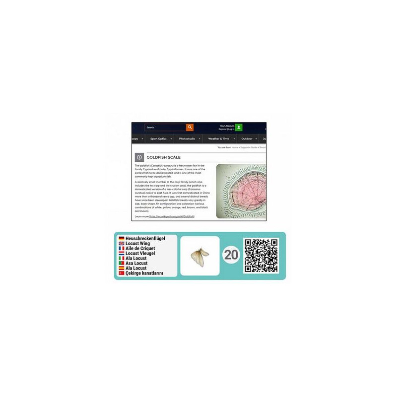 Bresser Junior Microscoape inteligente cu coduri QR