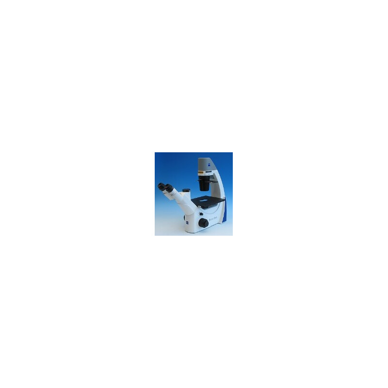 ZEISS Microscop inversat Primovert trino, 40x, 100x Ph1, Cond 0.3