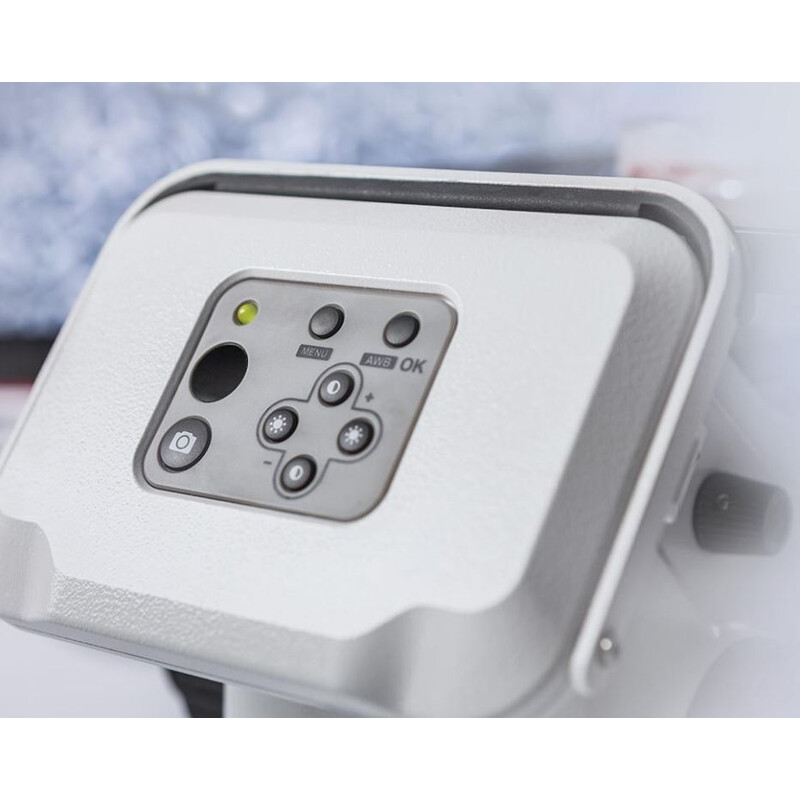 ZEISS Microscop inversat Primovert HDcam Ph1, 40-400x, cond 0,3, 5MP