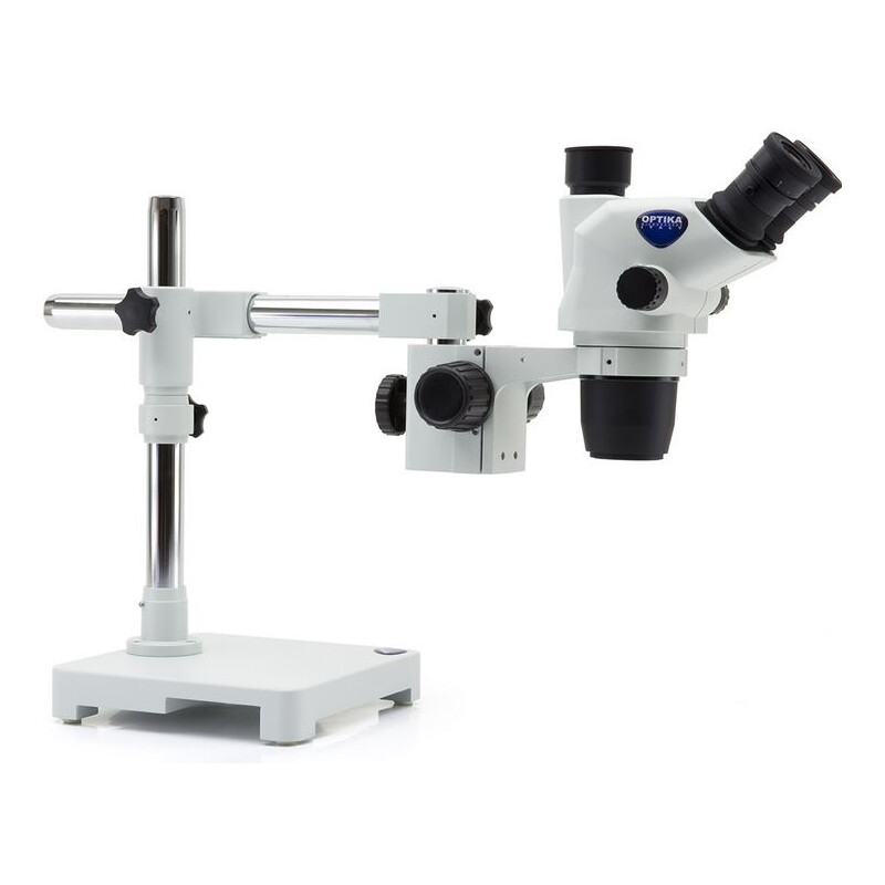 Optika microscopul stereoscopic zoom SZO-8 trino, 6.7-45x, überhängend, ohne Beleuchtung
