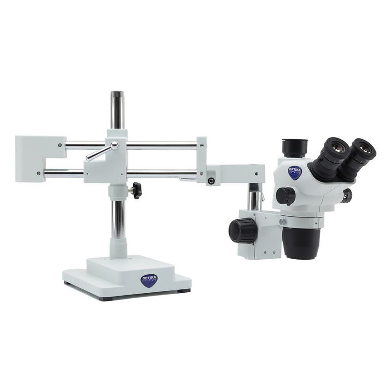 Optika microscopul stereoscopic zoom SZO-10, trino, 6,7-45x, în plan vertical, AM Arms, fără iluminare