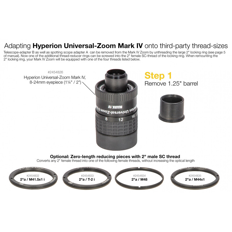 Baader Adapter Adaptoare 2" / M41.5 0mm
