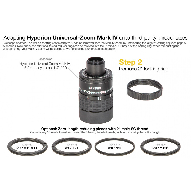 Baader Adapter Adaptoare 2" / M41.5 0mm