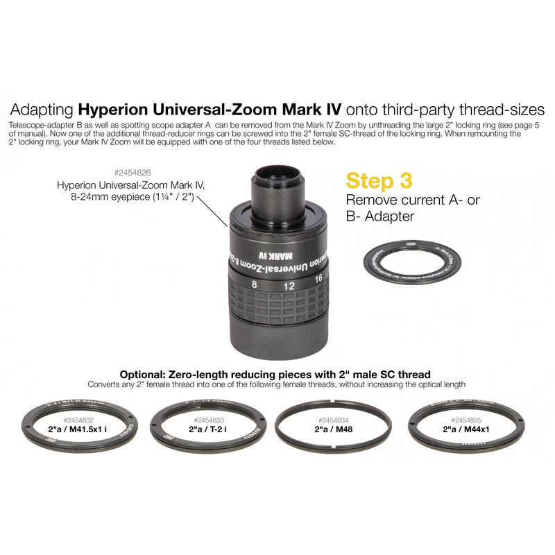 Baader Adapter Adaptoare 2" / M41.5 0mm