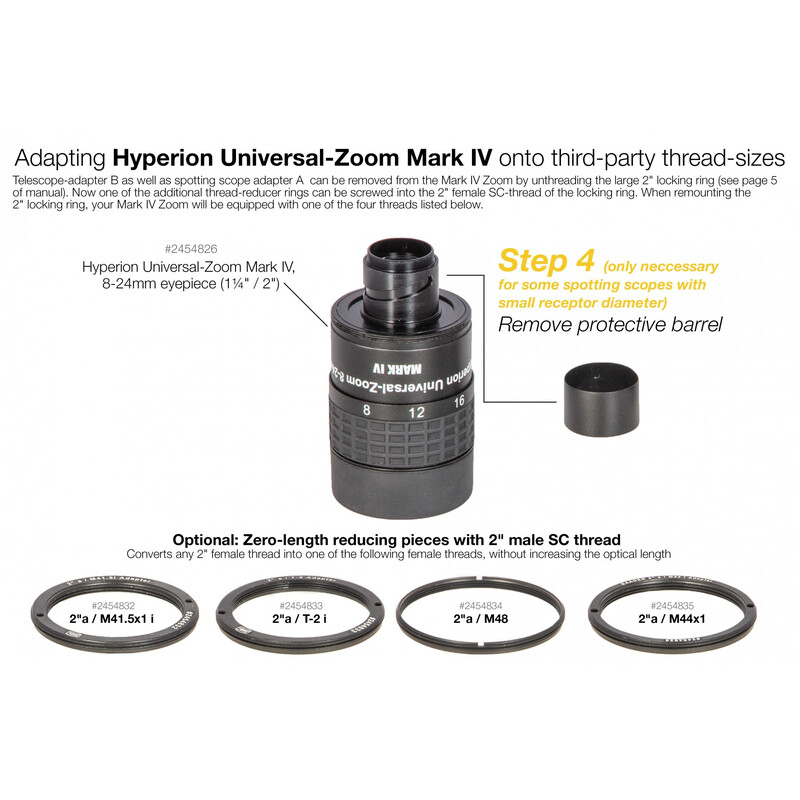 Baader Adapter Adaptoare 2" / M41.5 0mm