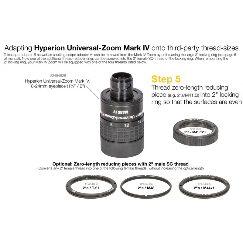 Baader Adapter Adaptoare 2" / M41.5 0mm