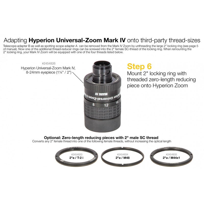 Baader Adapter Adaptoare 2" / M41.5 0mm