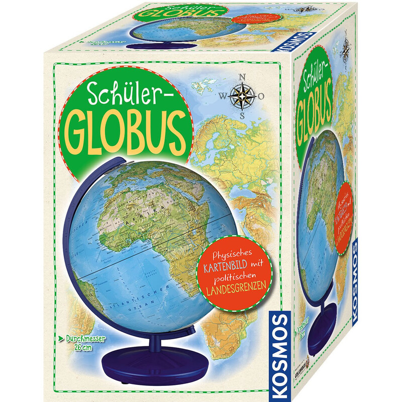 Kosmos Verlag Schülerglobus physisch 26cm