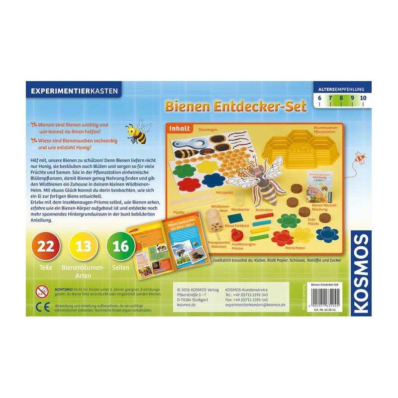 Kosmos Verlag Bienen Entdecker-Set