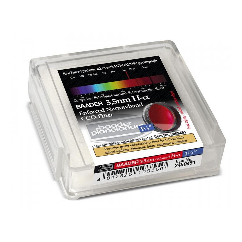 Baader Filtre Ultra-Narrowband 3.5nm H-alpha Filtru CCD 1.25"
