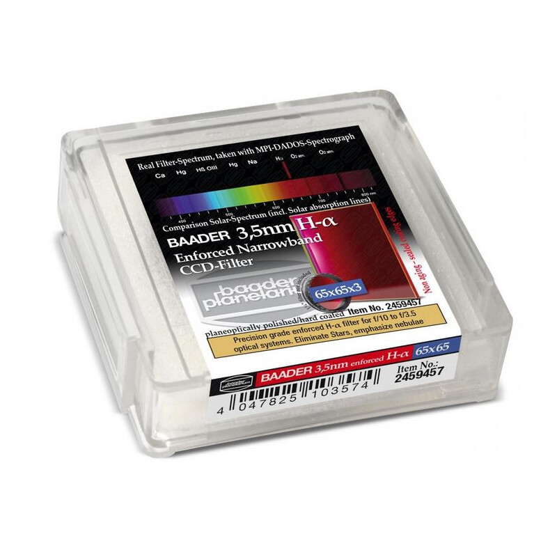 Baader Filtre Filtru CCD Ultra-Narrowband 3,5nm H-alpha 65x65mm
