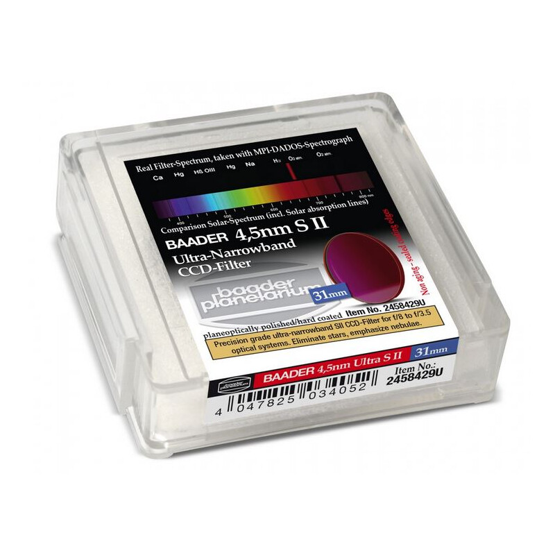 Baader Filtre Ultra-Narrowband 4.5nm S II Filtru CCD 31mm