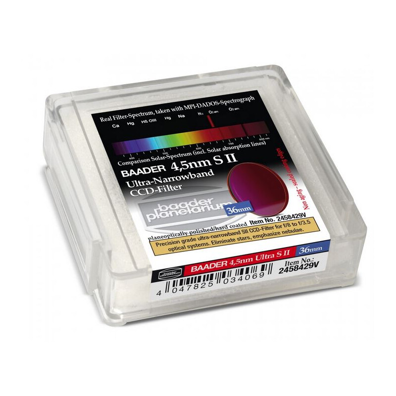 Baader Filtre Filtru CCD Ultra-Narrowband 4,5nm S II 36mm